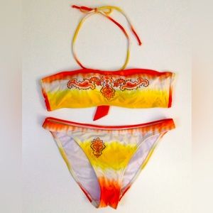 Bare Assets 2-Piece Swimsuit Set / Bandeau Top & Bikini Bottom